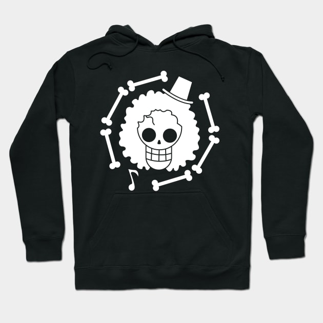 Brook Jolly Roger 2 Hoodie by onepiecechibiproject